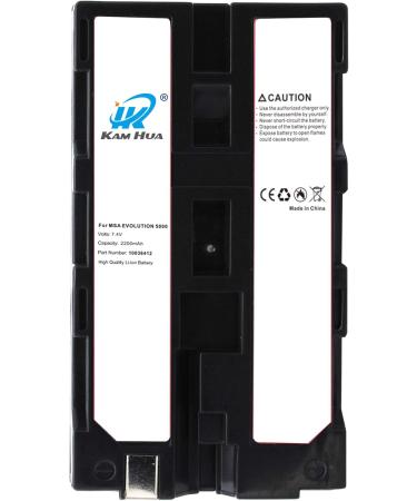 MSA Evolution 5000 & 5200 Battery Replacement - 7.4V 2200mAh | MSA 10038412 Compatible - Buy Online on SooperMarket.com