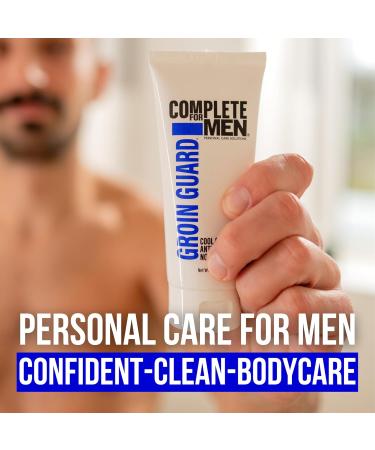 Groin Guard Anti Chafing Cream for Men | Talc-Free Aluminum-Free Natural Odor Control & Friction Defense - Non-Greasy & Cool Dry Comfort - Buy Online on SooperMarket.com