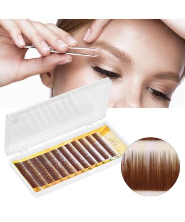 Natural False Eyebrow - 12 Pairs Eyebrow Extension Fake Eyebrow Enhancer Reusable Individual Artificial Eyebrows Makeup Supply