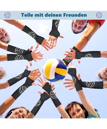 Muslong Volleyball Arm Sleeves for Kids - Compression Cuffs for Sports Elastic Pulp Sleeves 2-Pack - Buy Online on SooperMarket.com