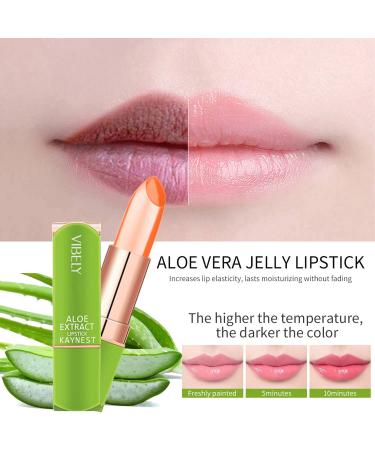 Kaynest Aloe Vera Lipstick Set-C - 2 Pack Moisturizing Lip Balm for Long Lasting Color Change - Buy Online on SooperMarket.com