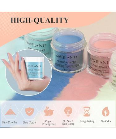 Saviland 36 Colors Acrylic Powder Set - Fall Winter Series | Nail Extension Starter Set for Salon & DIY - B4-36 Fall Colors Paradise - Buy Online on SooperMarket.com