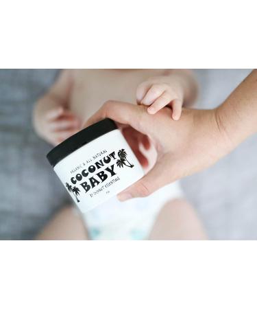Organic Coconut Baby Oil for Hair & Skin - All Natural, Moisturizing, Gentle Massage Oil - Infused with Sunflower & Grape Seed Oils - 2 fl oz - Buy Online on SooperMarket.com