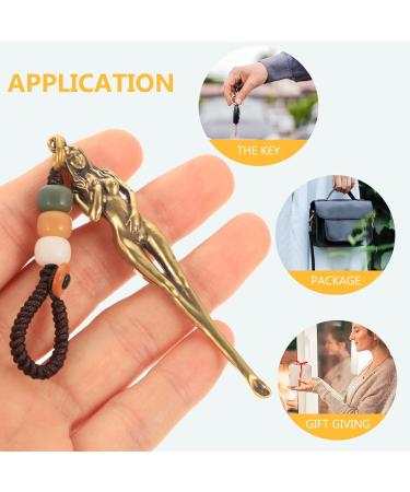 2pcs Brass Ear Hanging Pendant Ring Ear Cleaner - Healeved Ear Wax Removal Tool - Buy Online on SooperMarket.com