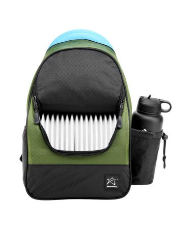 Prodigy Disc BP-4 Disc Golf Backpack | Frisbee Golf Bag with 16-18 Disc Capacity | Beginner Disc Golf Bag | Tear and Water Resistant | Disc Golf Bag Backpack for All Ages | Durable and Lightweight Dark Green