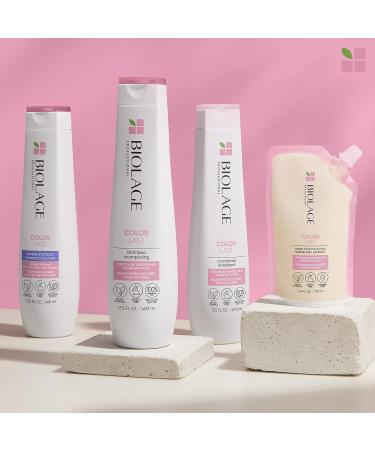 Matrix Biolage Color Last Purple Shampoo - Neutralize Brass & Yellow Tones - Fig & Orchid Formula - Paraben-Free - For Color Treated Hair - Vegan - Cruelty Free - 13.5 Fl Oz - Buy Online on SooperMarket.com