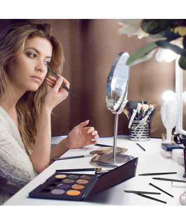 7-Piece Eyeliner Brushes Set for Precision Makeup Application | Gel & Liquid Eyeliner Brushes, Slanted Eyebrow Brush, Fine Bent Eyeliner Brush, Eyeshadow Brushes - Buy Online on SooperMarket.com