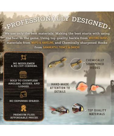 DiscountFlies Bonefish & Permit Saltwater Fly Fishing Kit - 12 Realistic Flies with Fly Box | Strong Sharp Hooks - Bonefish Fly Fishing Flies Collection (12 Pack) - Buy Online on SooperMarket.com