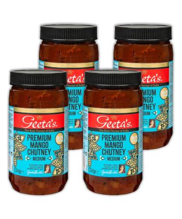 Geeta's Premium Mango Chutney 4x1.5kg