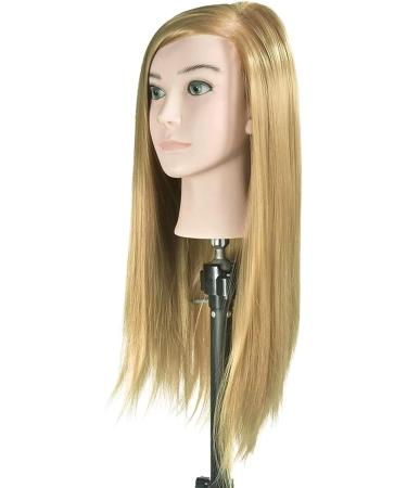 Tailor Puppet Training Head - Female Synthetic Hair Mannequin for Hairdresser & Cosmetology - Buy Online on SooperMarket.com
