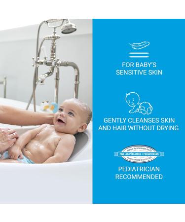 EUCERIN AQUAPHOR Baby Wash & Shampoo for Baby's Sensitive Skin 500mL | Baby Body Wash | Provitamin B5 | Fragrance-free Body Wash | Recommended by U.S. Pediatricians 500 ml (Pack of 1) - Buy Online on SooperMarket.com