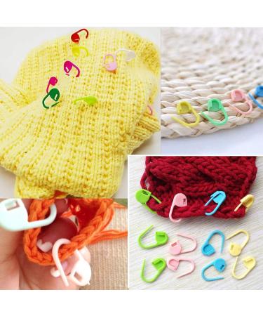 500 Colorful Knitting Markers & Clips for DIY Craft - Stitch Counter Needle Clips & Safety Pins - Buy Online on SooperMarket.com