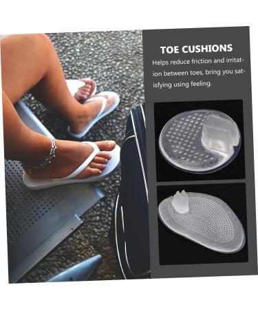 Healeved 4 Pairs Silicone Gel Clip Toe Pad and Protector Set - Clear Gel, Transparent, Soft, and Comfortable - Buy Online on SooperMarket.com