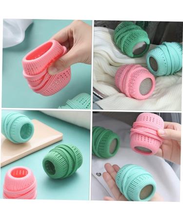 FRCOLOR 3pcs Set hair removal washer drying ball cleaning ball Washing Machine Soap fabric softener dispenser Winding laundry washing Anti-tangle Laundry ball detergent - Buy Online on SooperMarket.com