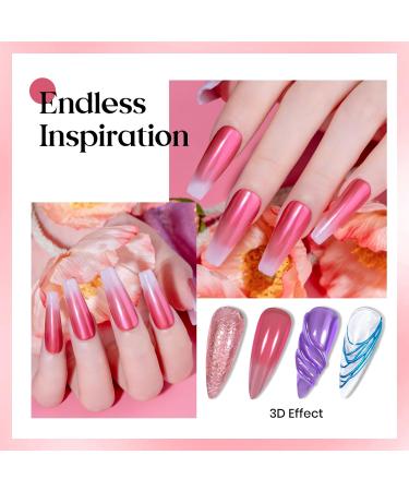 MIZHSE Nail Glitters Chrome Powder | Shiny Magic Mirror Effect | Soak off UV LED 10ml | DIY MJY007 - Buy Online on SooperMarket.com