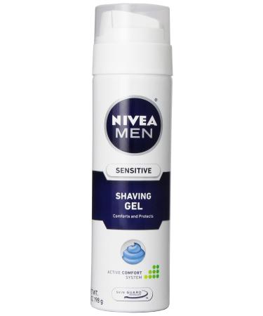 NIVEA MEN Sensitive Shave Gel with Vitamin E Soothing Chamomile and Witch Hazel Extracts 7 Oz Can