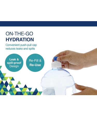 Arrow H2O On The Go 18 fl oz Mini Water Bottle 6 Pack - BPA Free, Made in USA - Ideal for School & Sports Practice - Buy Online on SooperMarket.com