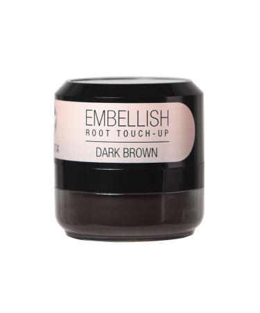 Calista Embellish Root Touch-Up Dark Brown Temporary Grey Cover and Root Concealer 0.35 oz.