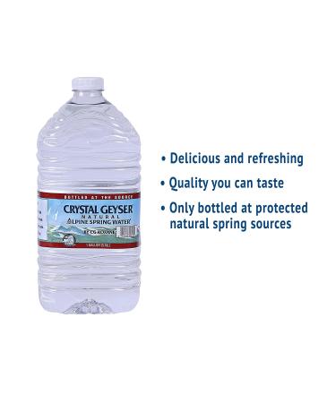 Crystal Geyser Alpine Spring Water 128 fl oz - Pure Natural Spring Water - Buy Online on SooperMarket.com