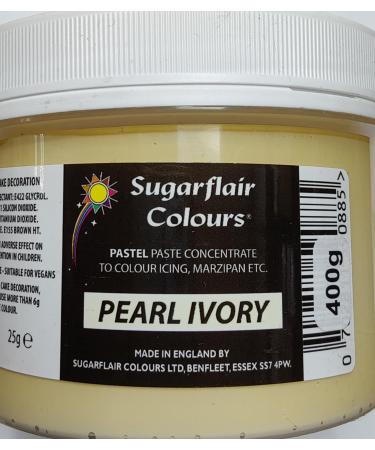 Art of Cake Concentrated Food Colouring 400g + Sprinkle 15g (Pearl Ivory)