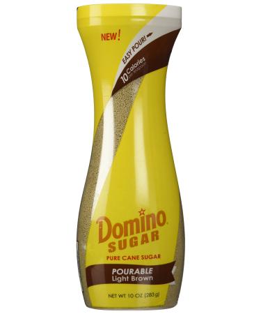 Domino Brown Sugar Easy Pourable Light Brown 10 Oz (2 Pack)