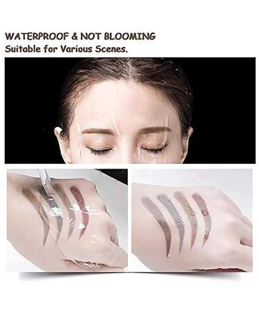 4 Points Multi-Use Waterproof Eyebrow & Beard Filling Pen Kit - Natural Black #05 for Men & Women | Best Eyebrow Pencil & Beard Filler - Buy Online on SooperMarket.com