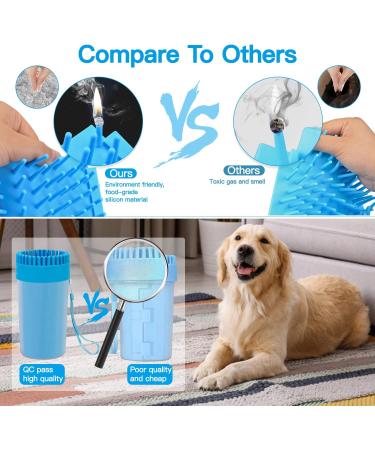 CHOOSEEN Large Dog Paw Cleaner - 2 in 1 Grooming Supplies for Paw Washing (No.D941034) - Buy Online on SooperMarket.com
