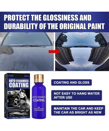 IFFANY 3 in 1 Car Paint Restorer Kit Car Nano Ceramic Crystal Coating Micro-Molecule Crystal Coating Restoration Care Agent Waterproof Dustproof & Scratch Repair 2PCS - Buy Online on SooperMarket.com