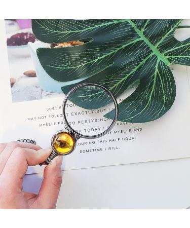 Loupe Pendant Necklace Gift - 2022 Magnifying Glass Necklace Vintage 10X Magnifying Reading Magnifier Decorative Gift Sweater Chains for Women - Buy Online on SooperMarket.com