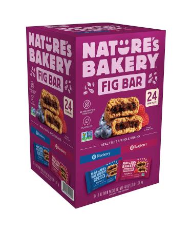 Nature's Bakery Stone Ground Whole Wheat Fig bar 24 Twin Pack 24 - 2oz Fig 24 Count (Pack of 1)