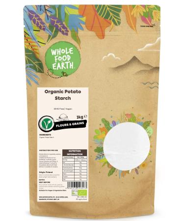 Wholefood Earth Organic Potato Starch 3kg | GMO Free | Vegan | Certified Organic