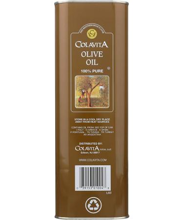 Colavita Olive Oil Tin - 101.4 fl oz | Premium Extra Virgin Olive Oil - Buy Online on SooperMarket.com
