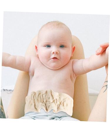 VICASKY Diaper Belt & Umbilical Cord Clamp - Pure Cotton Belly Button Band for Hernia Support | Light Green - Buy Online on SooperMarket.com