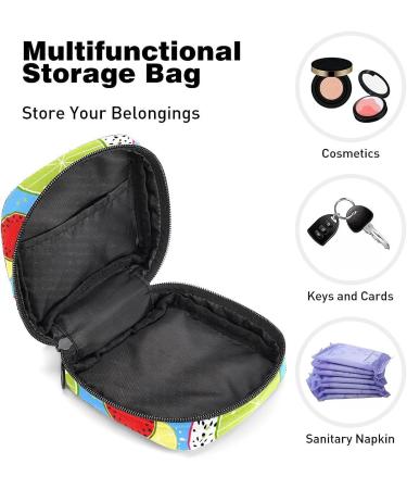 Anna Cowper Fruits Pattern Menstrual Cup Pouch - Portable Period Bag for Women and Teen Girls (1Pc, Multi-colored) - Buy Online on SooperMarket.com