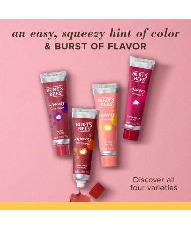 Buy Burt's Bees 100% Natural Squeezy Tinted Lip Balm - Berry Sorbet 0.43 Oz | International Shipping Available - Buy Online on SooperMarket.com