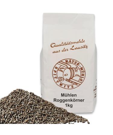 Mills rye grains 1kg whole grain cleaned fresh from the R tze mill in the best quality rye kernels 1000g 1 kg