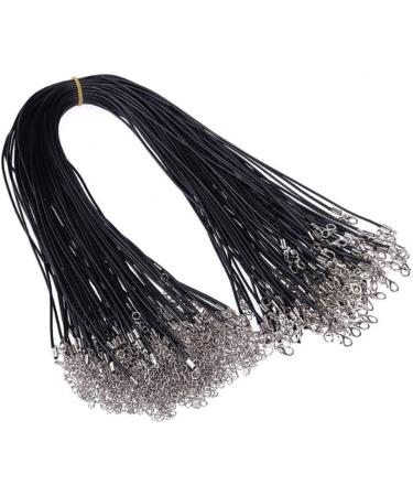 Paxcoo 50Pcs 18 Black Waxed Necklace Cord - 18 Inches - Jewelry Making Supplies - Buy Online on SooperMarket.com