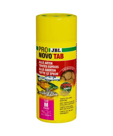 JBL PRONOVO TAB food for all aquarium fish from 1-20 cm fish food tablets size M 250 ml