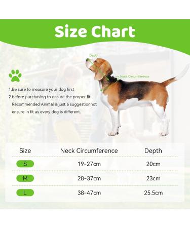 ZEEJORY Adjustable Cat & Dog Cone Collar for Fast Healing - M(28-37cm/11-14.5in) - Buy Online on SooperMarket.com