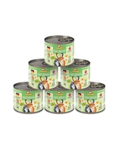 Granatapet Delicatessen Kitten / Junior Poultry 6 x 200 g wet food for cats cat food for gourmets food without cereals & without sugar additives kitten / junior poultry 200 g (6 Pack)