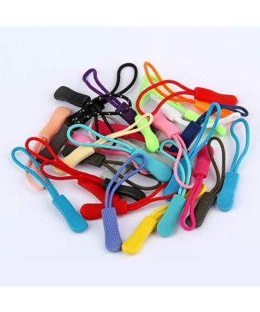 YZSFIRM 10Pcs Black Zipper Pull Cord Extender for Backpacks, Jackets, Luggage, Purses - Replacement Zipper Pulls for Handbags - Buy Online on SooperMarket.com