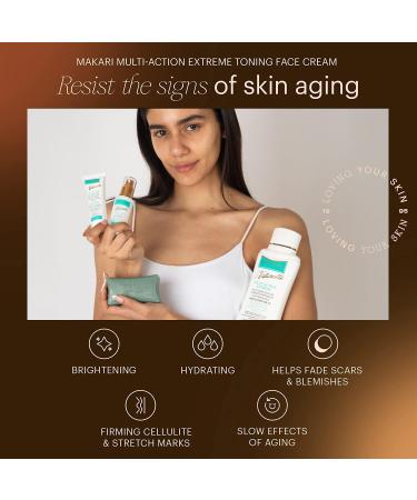 Makari Naturalle Multi-Action Brightening Cream - Extreme Moisturizer for Dark Spots Blemishes & Sensitive Skin | 1.7 oz | Sun Protection & Skin Softening - Buy Online on SooperMarket.com