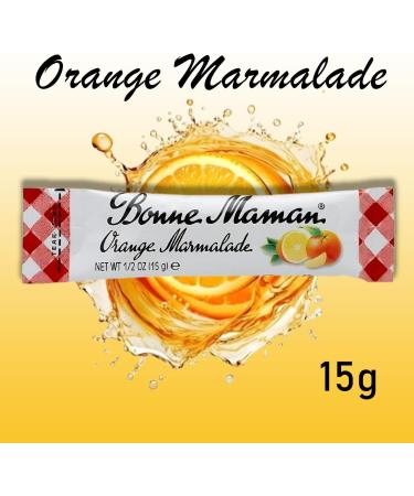 Bonne Maman Stick Jam Pick N Mix - Choose From 4 Flavours | Strawberry Apricot Preserves Orange Marmalade Raspberry & Redcurrant Preserves Jams-15g - Pack of 60 (15 of Each) - Buy Online on SooperMarket.com