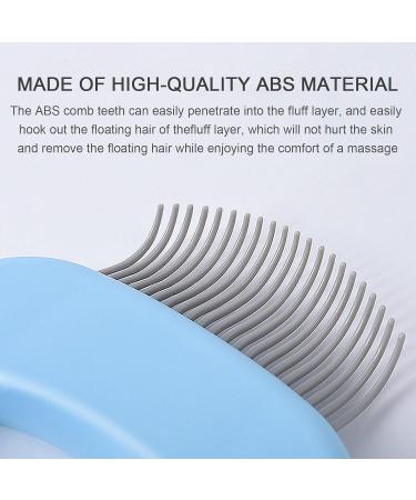 Cat Grooming Comb Moderately Bent Comfortable Grip Durable Cat Shell Comb Environmentally Friendly for Dog for Cat(blue) - Buy Online on SooperMarket.com