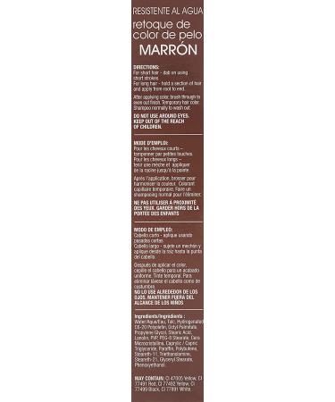 Waterproof Dark Brown Hair Color Touch-Up | Cover Your Gray Brush-in Formula - Buy Online on SooperMarket.com