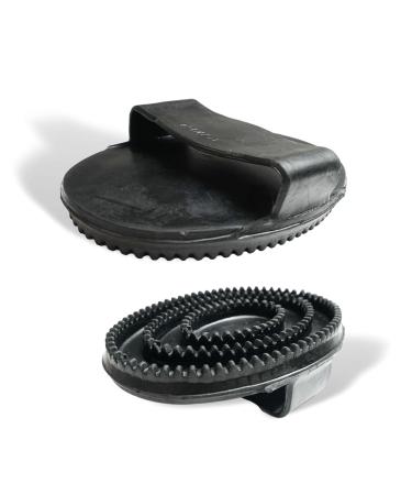 Rubber seal for college cleaning and massage - brush string with rubber bastard ideal for horses dogs cats for health and well -being (1x children)