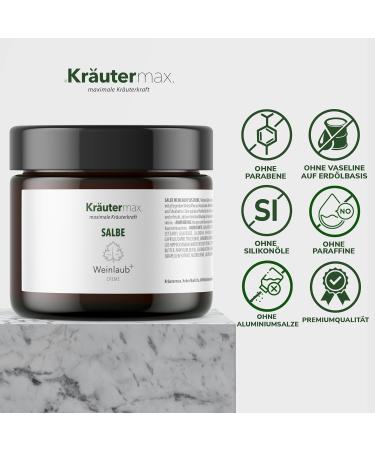 Vine Leaf Ointment with Horse Chestnut Extract - 3 x 100 ml Cream for Pain Relief | Fast International Shipping - Buy Online on SooperMarket.com