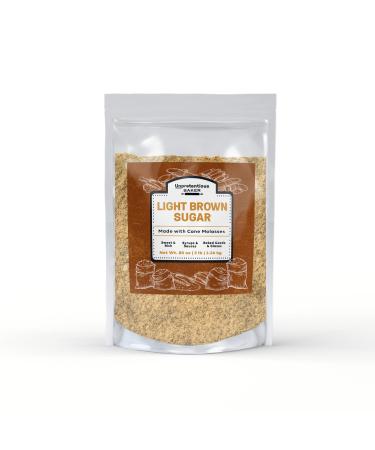 Light Brown Sugar By Unpretentious Baker, Made With Cane Molasses, Perfect For Desserts, Meat & Fruit (Bag)