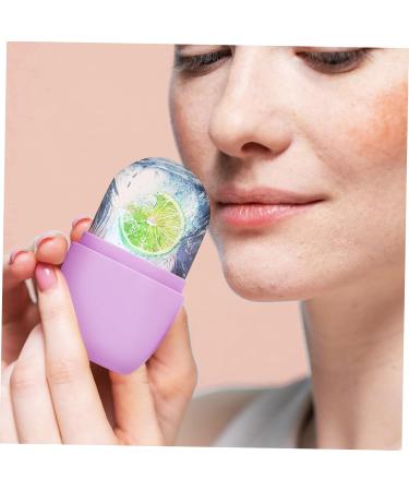 Buy NOLITOY Silicone Face Ice Roller - Purple Ice Facial Massage Tool for Glowing Skin | International Shipping Available - Buy Online on SooperMarket.com
