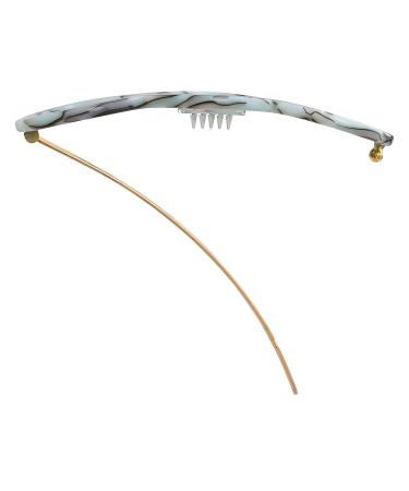 France Luxe Triple Circle Tige Boule Barrette - South Sea | Elegant Hair Accessory - Buy Online on SooperMarket.com